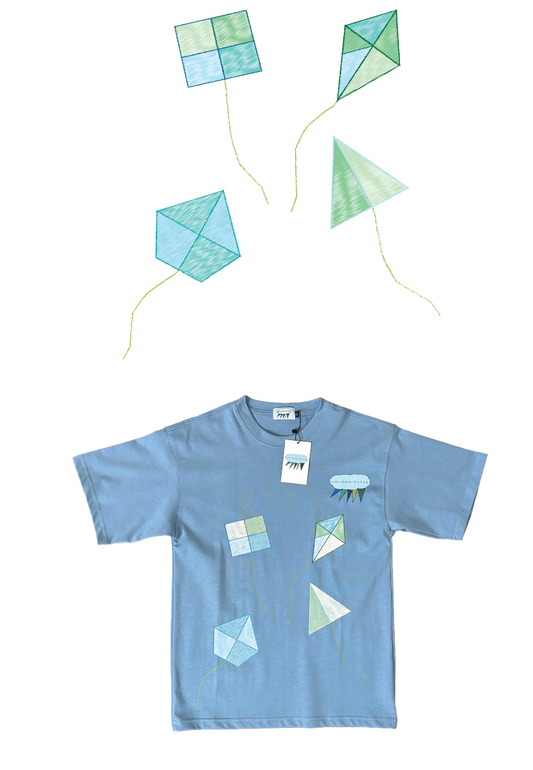 Unisex Oversized T-shirt Kite Design